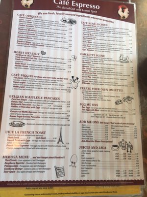 Menu photo 6 Cafe Espresso Portsmouth, NH