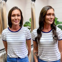 Blush Hair Salon - Before and after