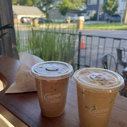 Crema Coffee Roasters - Iced mocha + iced cuban