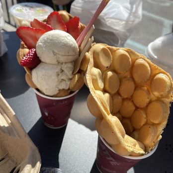 Tea Gather - Bubble waffle special or plain. - Bubble Tea Near Me - Northville, Michigan Tea Gather - Bubble waffle special or plain. - Bubble Tea Near Me - Northville, Michigan