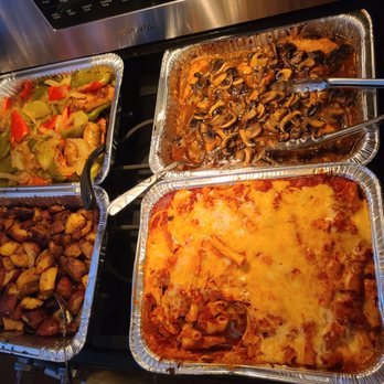 La Casa Di Lucia - four pans of food - Italian Near Me - Philadelphia, Pennsylvania La Casa Di Lucia - four pans of food - Italian Near Me - Philadelphia, Pennsylvania