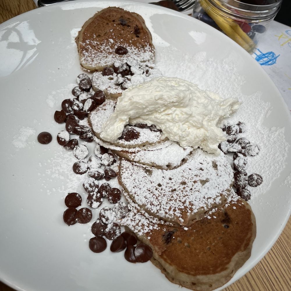 Original Pancake House - Kids choc chip pancakes - Creperies Near Me - West Caldwell, New Jersey