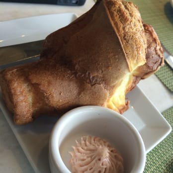 Mariposa - Warm popover with strawberry butter - New American Near Me - Honolulu, Hawaii