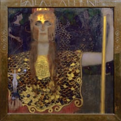 Gustav Klimt Museum - Athene by Klimt