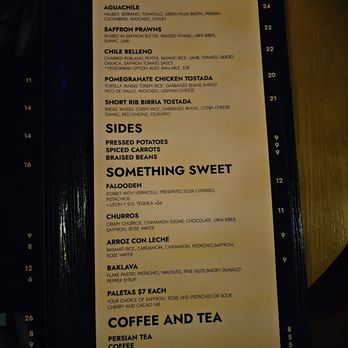 Movida - Menu - Persian/Iranian Near Me - San Francisco, California Movida - Menu - Persian/Iranian Near Me - San Francisco, California