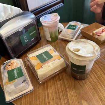 Tadaima - Mission - chicken curry sando , Peaches & Cream , Hojicha Latte w/ Salted Cheese Cream , Matcha w/ Strawberry Cream , Strawberry & Cream - Japanese Near Me - San Francisco, California