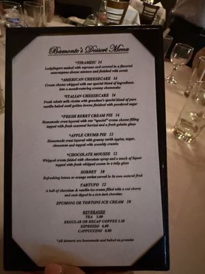 Menu photo 2 Bamonte's Brooklyn, NY