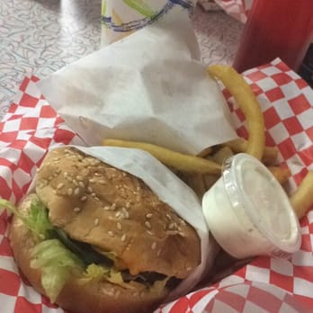 Beeps Fast Food - Don't let the look fool you, the burger was delicious (although the ranch was watery) - Fast Food Near Me - Van Nuys, California