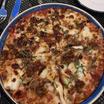 The Beth Kitchen & Bar - Sausage hot honey pizza - New American Near Me - Hingham, Massachusetts