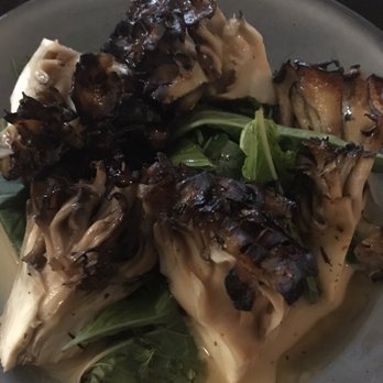 Kyu - Whole Grilled Mitake Mushroom #Boring - Asian Fusion Near Me - Miami, Florida