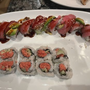 Fuji Sushi & Grill - Spicy tuna roll (bottom) - Sushi Bars Near Me - Liberty, Missouri