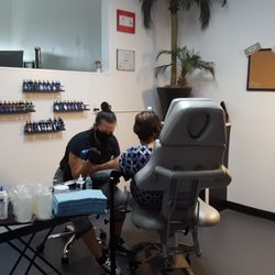 Brother Raven's Tattoo & Art Emporium - InkyAmber on opening day at Brother Raven's