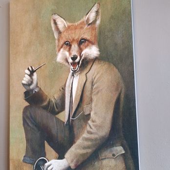 Main Street Tavern - I think he's the frisky Fox the decor included these fun fox pictures - New American Near Me - Orange, Virginia Main Street Tavern - I think he's the frisky Fox the decor included these fun fox pictures - New American Near Me - Orange, Virginia