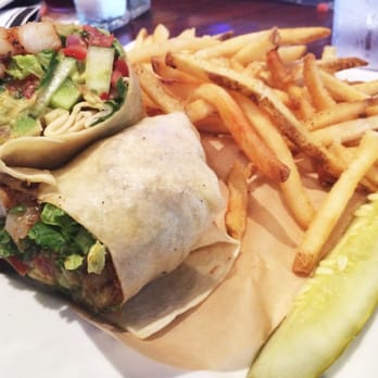 Taco Mac Perimeter - Shrimp and Guacamole Wrap with perfectly seasoned French fries. - American Near Me - Atlanta, Georgia