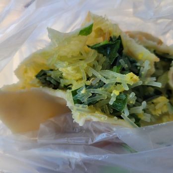 Bao & Pancakes - Chive & egg! Large and filling. - Chinese Near Me - Queens, New York