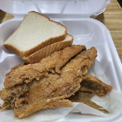 Mullet fish sandwich