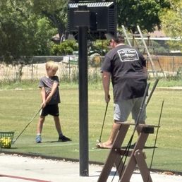 Driving range- first time hitting balls!