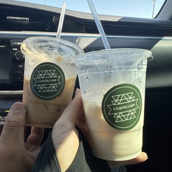 Compelling Coffee - Chai Latte, 12 oz. Vanilla Latte, 12 oz. - Coffee Roasteries Near Me - North Hollywood, California