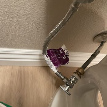 Salomon the Handyman - New shut-off valve under master toilet. - Handyman Near Me Salomon the Handyman - New shut-off valve under master toilet. - Handyman Near Me
