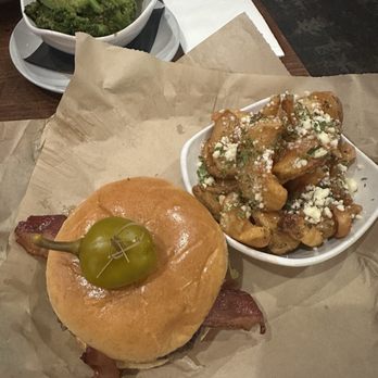 Cin Cin Burger BAR - No Money - No Honey and Santorini Fries - Burgers Near Me - Winston-Salem, North Carolina