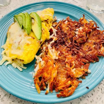 Agave's Restaurant - Bacon avocado omelette with well done hash browns - Cafes Near Me - Maricopa, Arizona Agave's Restaurant - Bacon avocado omelette with well done hash browns - Cafes Near Me - Maricopa, Arizona
