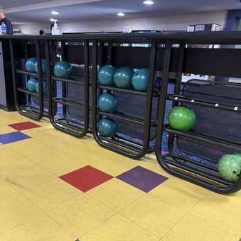 Action Lanes Bowling Center - Bowling Balls Racks - Bowling Near Me - El Monte, California