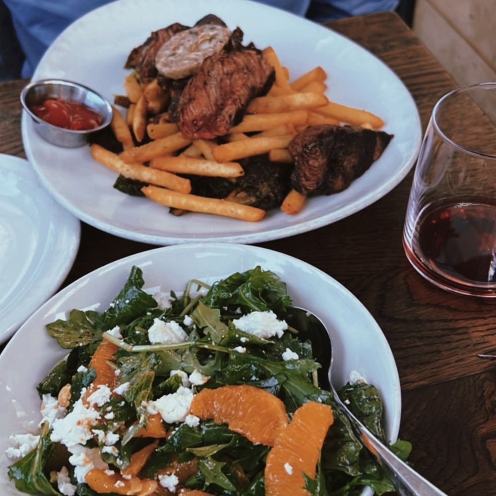 Starbelly - Citrus salad and Bavette steak - New American Near Me - San Francisco, California