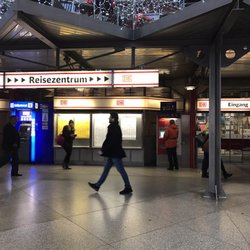 DB-Reisezentrum im Hauptbahnhof - DB - Reisezentrum at Hauptbahnhof Train Station