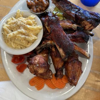 Trout Town Tavern & Eatery - Two smoked meat combo - American Near Me - Kalkaska, Michigan Trout Town Tavern & Eatery - Two smoked meat combo - American Near Me - Kalkaska, Michigan