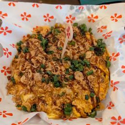 Shrimp omelette