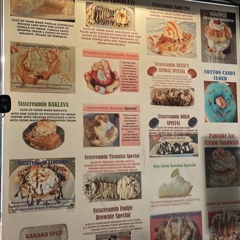 Ice Sssscreamin - Specials menu - Ice Cream & Frozen Yogurt Near Me - Cape Coral, Florida Ice Sssscreamin - Specials menu - Ice Cream & Frozen Yogurt Near Me - Cape Coral, Florida