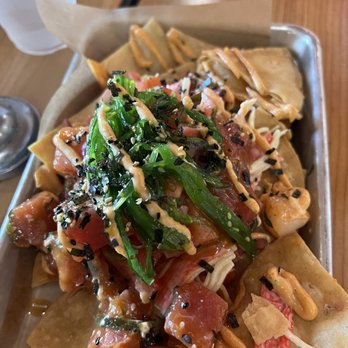 Seasurf Fish Co - Poke Nachos - Seafood Near Me - Del Mar, California Seasurf Fish Co - Poke Nachos - Seafood Near Me - Del Mar, California