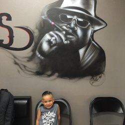 Faded Times Barber Shop - Noah looking fly for his bd!