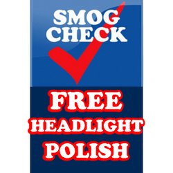 Smog World - Smog Check Monterey Park Free Headlight Polish