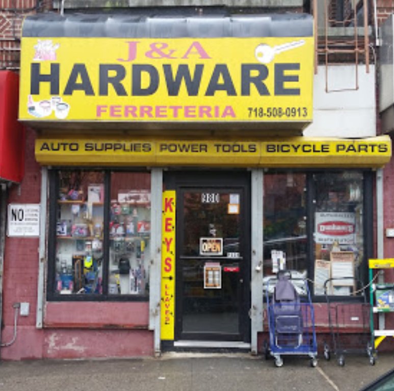 J & A HARDWARE Updated August 2024 980 Longwood Ave Frnt 2, Bronx