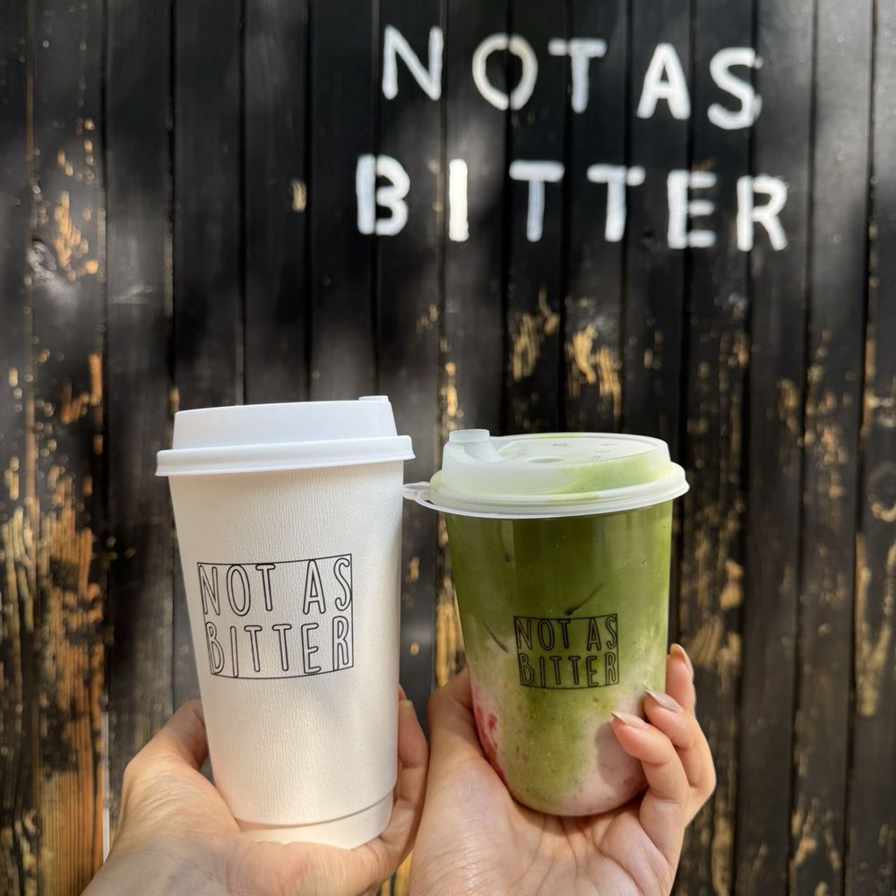 Not As Bitter - latte, strawberry fields matcha latte - Coffee & Tea Near Me - New York, New York Not As Bitter - latte, strawberry fields matcha latte - Coffee & Tea Near Me - New York, New York