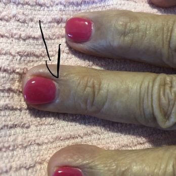 Luxe Nail Bar - Didn't put SNS to the end.  Already needs a fill. - Nail Salons Near Me - Bradenton, Florida
