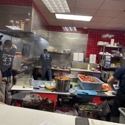 La Juanita Restaurant - Kitchen area and counter