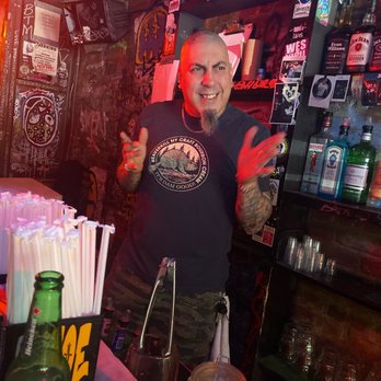 Clockwork Bar - Boogie serving up his special brand of sauce - Dive Bars Near Me - New York, New York