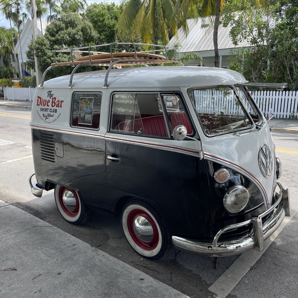 Corner Sandwich Shop - an old vw bus parked on the side of the road - Cafes Near Me - Key West, Florida Corner Sandwich Shop - an old vw bus parked on the side of the road - Cafes Near Me - Key West, Florida