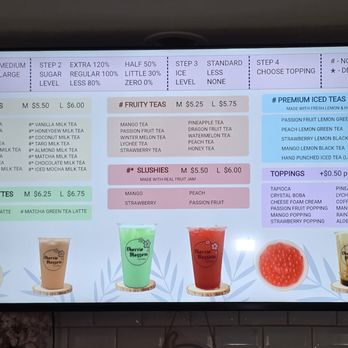 Cherrie Blossom - Menu 9/25 - Bubble Tea Near Me - La Mesa, California