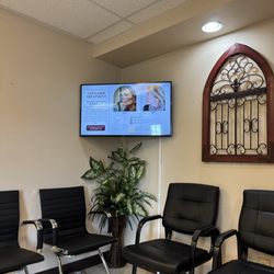 A to Z Dermatology - Waiting area has 2 TVs