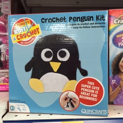 Factory Direct - Cute penguin crochet kit for $4