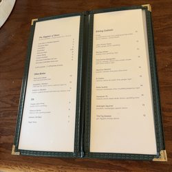 Drink menu March 2026