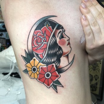 Golden Days Tattoo - Traditional Portrait by Francis Morales (@tattoosbyfrancis) - Tattoo Near Me - San Diego, California