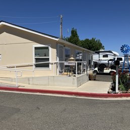 Exterior outside entrance of Dayton RV Park - Office - Dayton, Nevada Exterior outside entrance of Dayton RV Park - Office - Dayton, Nevada