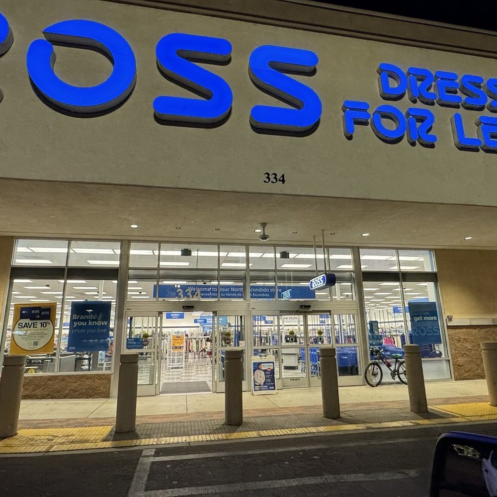 Ross Dress for Less - The front of the store - Women's Clothing Near Me - Escondido, California Ross Dress for Less - The front of the store - Women's Clothing Near Me - Escondido, California