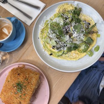 Proud Mary Coffee - Spring omelette & Hash - Coffee & Tea Near Me - Portland, Oregon