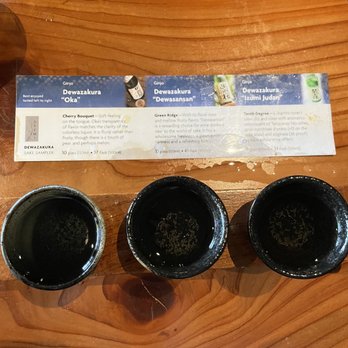 AKEMI Japanese Restaurant - Sake flight - Japanese Near Me - Berkeley, California AKEMI Japanese Restaurant - Sake flight - Japanese Near Me - Berkeley, California