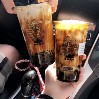 Tiger Sugar - Black Sugar Boba and Pearl with Cream Mousse (Signature #5) - Coffee & Tea Near Me - Las Vegas, Nevada Tiger Sugar - Black Sugar Boba and Pearl with Cream Mousse (Signature #5) - Coffee & Tea Near Me - Las Vegas, Nevada